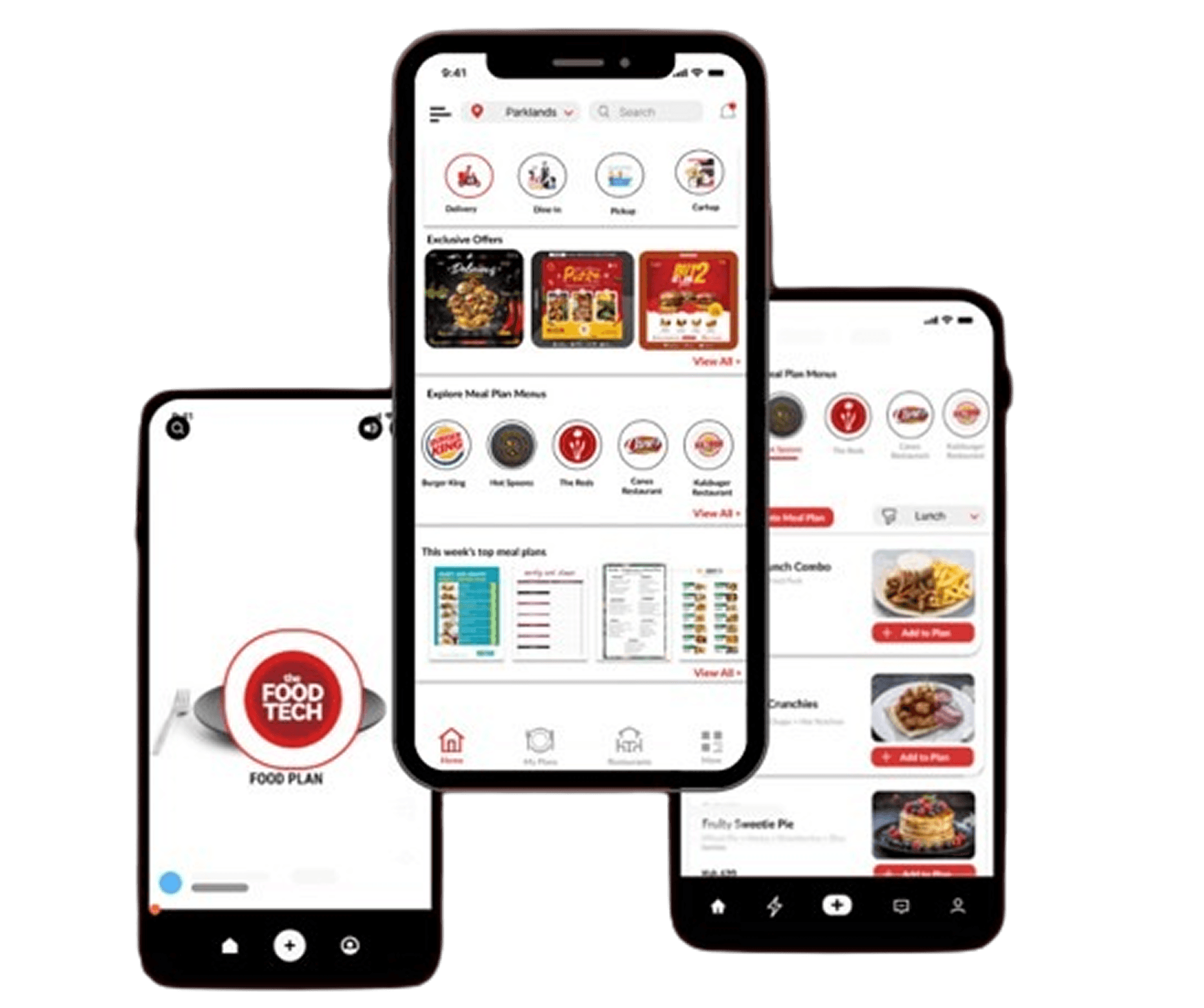 qavaeat meal planning app showing pre-ordered weekly calendar and chef menus